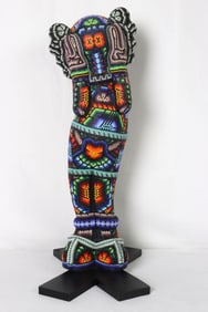 Rick Wolfryd "Scream" Beaded Sculpture