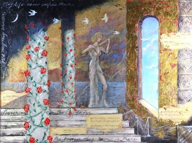 Solomon Rabinowitsch (American, b.1961) Mixed Media Painting