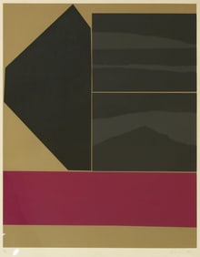 Louise Nevelson (American, 1899-1988) "1974" Screenprint