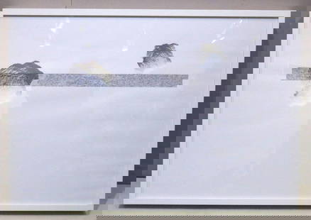 Scott Hazard "Right Behind You" Mixed Media Sculpture: Scott Hazard &#34;Right Behind You&#34; Mixed Media Sculpture. Dated 2017. Measures approx. - 31 1/2&#34; x 45 1/2&#34; x 4&#34;. Signed on backside. Condition is overall good. Have a similar item to