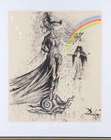 Salvador Dali (Spanish, 1904-1989) "Sixty-Four" Lithograph