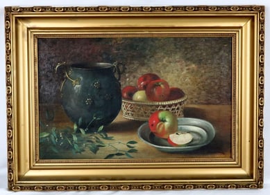Attr. Edouard Parmentier (French, 1788-1875) Still Life Oil Painting