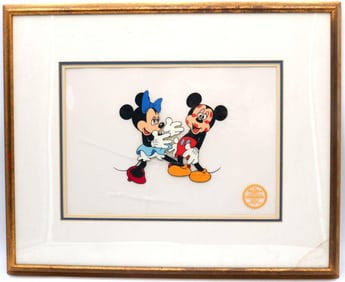 Walt Disney "Minnie Loves Mickey" Ltd. Edition Serigraph Cel