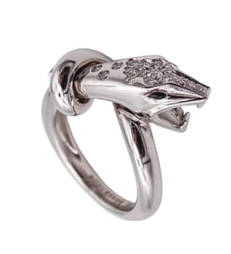 Boucheron 18Kt "Serpent-Kaa" Diamond Ring