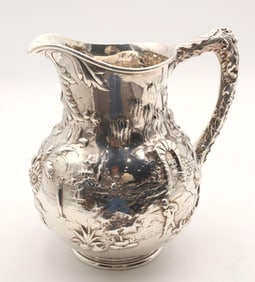 Kirk & Son "Repousse" Sterling Serving Water Pitcher