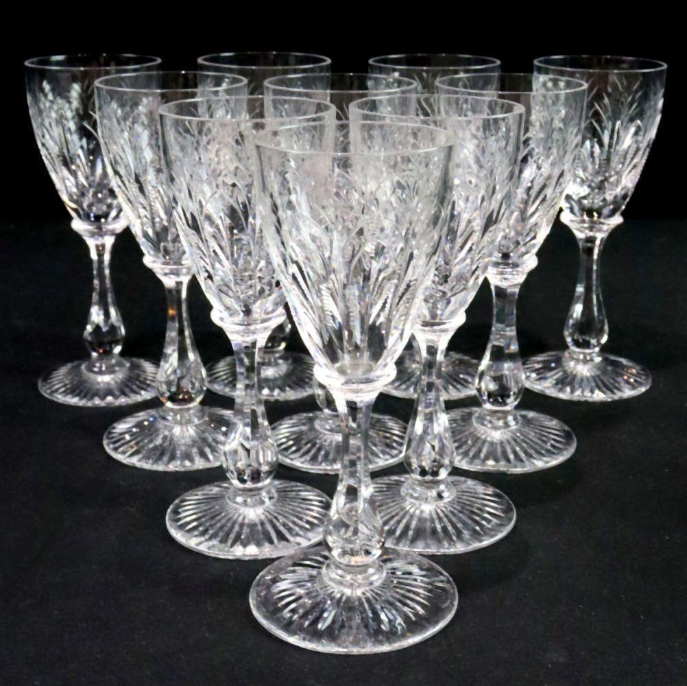 10 Pc. Stuart "Churchill" Crystal Liquor Cocktail Set (1 of 6)