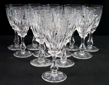 12 Pc. Stuart "Churchill" Crystal Wine Glass Set