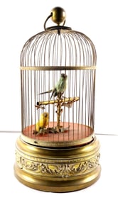 Antique Bontems Mechanical Singing Birds Cage