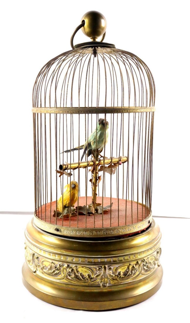 Antique Bontems Mechanical Singing Birds Cage (1 of 7)