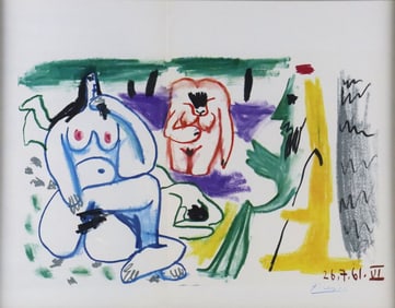 Pablo Picasso "Artist and Models III" Lithograph