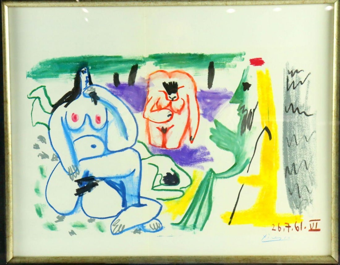 Pablo Picasso "Artist and Models III" Lithograph (1 of 6)
