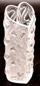 Lalique "Amour" Crystal Vase