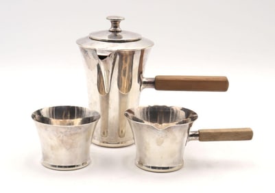 Modernist Porter Blanchard Sterling Coffee Set