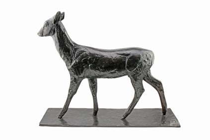 Rembrandt Bugatti (Italian, 1885?1916) Deer Bronze