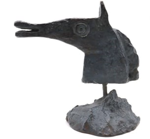 Georges Braque (French, 1882-1963) "Horse Head" Bronze Sculpture