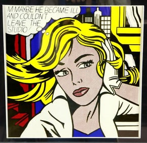 Roy Lichtenstein "M-Maybe" Offset Lithograph