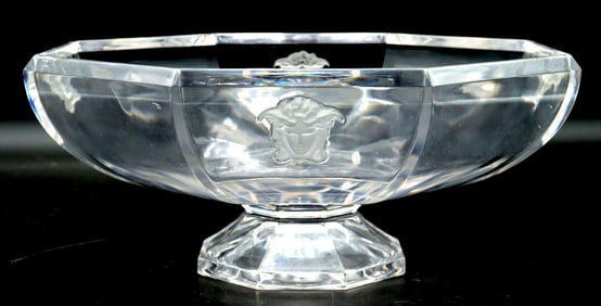 Versace Rosenthal "Medusa Lumiere" Crystal Bowl