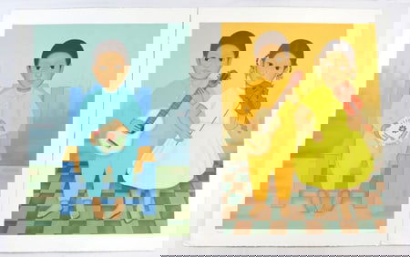 Gustavo Montoya Serigraphs, Unframed