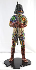 Rick Wolfryd "Universal Man" Beaded Sculpture
