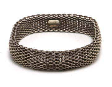 Vintage Tiffany & Co. Mesh Sterling Silver Bracelet