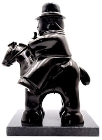 After Fernando Botero Bronze Sculpture