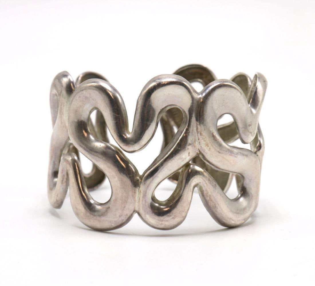 Mint & Co. Sterling Silver Ladies Cuff Bracelet (1 of 3)