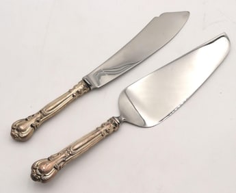 2 Pc. Gorham "Chantilly" Cake Set