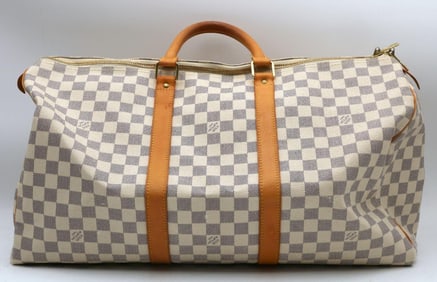 Louis Vuitton Damier Azur Keepall 55