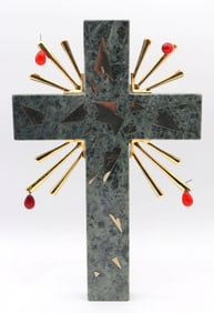 Salvador Dalí "Crucifixion" Marble Sculpture