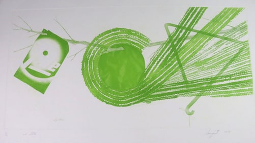 James Rosenquist "Spokes - 2nd State" Etching Aquatint