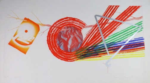 James Rosenquist "Spokes - 1st State" Etching Aquatint