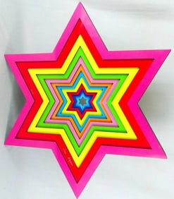 Ron Agam "Star of David" Sculptograph