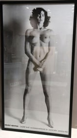 Helmut Newton (Germany 1920-2004) "Galerie Tarit, Munchen" 1982 Poster
