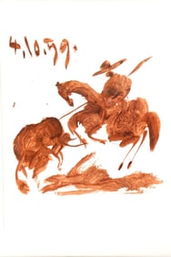 Pablo Picasso "Bull Fighter" Lithograph