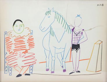 Pablo Picasso "La Comedie Humaine" Lithograph