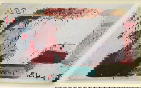 Larry Rivers (American, 1923-2002) "Bank Notes" Screenprint