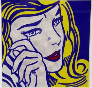 Roy Lichtenstein "Crying Girl" Offset Lithograph