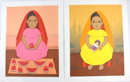 Gustavo Montoya Serigraphs, Unframed