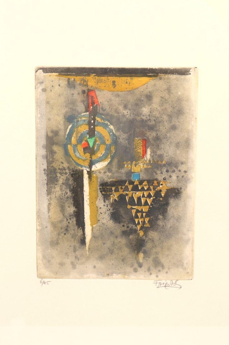 Johnny Friedlaender (German, 1912-1992) Aquatint Etching (1 of 6)