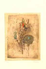 Johnny Friedlaender (German, 1912-1992) Aquatint Etching