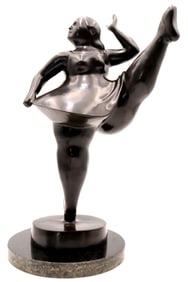 After Fernando Botero Bronze Sculpture