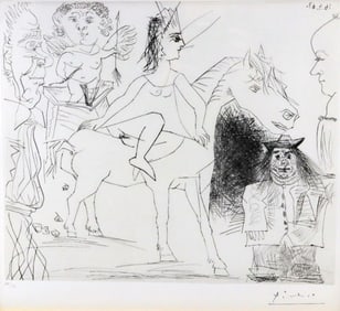 After Pablo Picasso Lithograph Etching