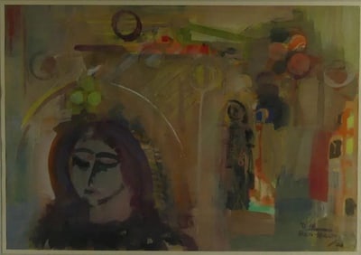 Mula Ben-Haim Oil Painting on Paper