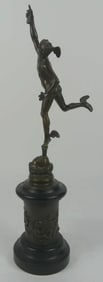 Attr. Jean De Bologne "Mercury" Bronze Sculpture