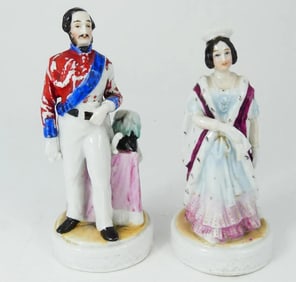 Victorian Staffordshire Royal Figurines