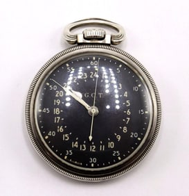 Hamilton GCT WWII Military Pocket Watch