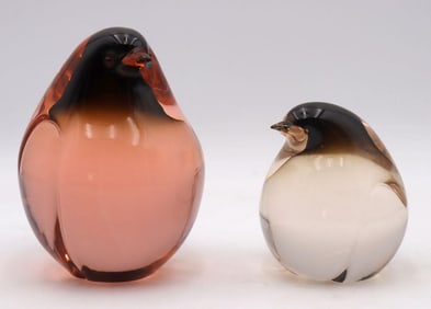 Pino Signoretto for Oggetti Murano Glass Birds