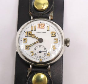 Antique Marksman WWI Trench Wristwatch