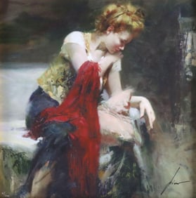 Pino Daeni "Anticipation" Lithograph