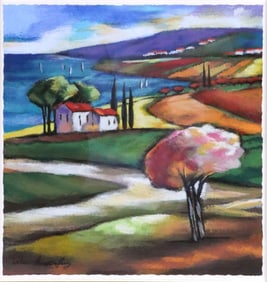 Slava Brodinsky (Russian, b. 1955) "Summer Splendor" Serigraph